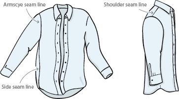shirt seam lines